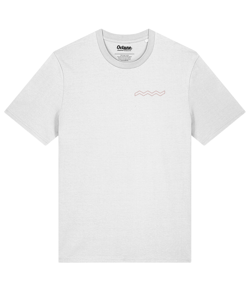 Don't Think, Just Drive Tee - White