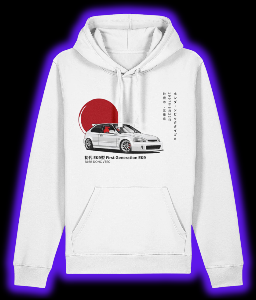 White honda hoodie hotsell