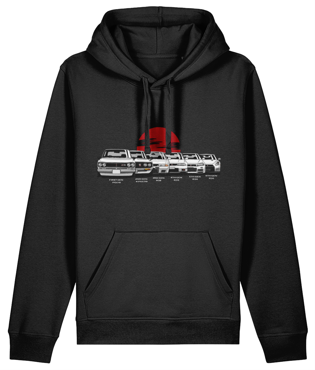 Nissan GTR Family Hoodie - Black