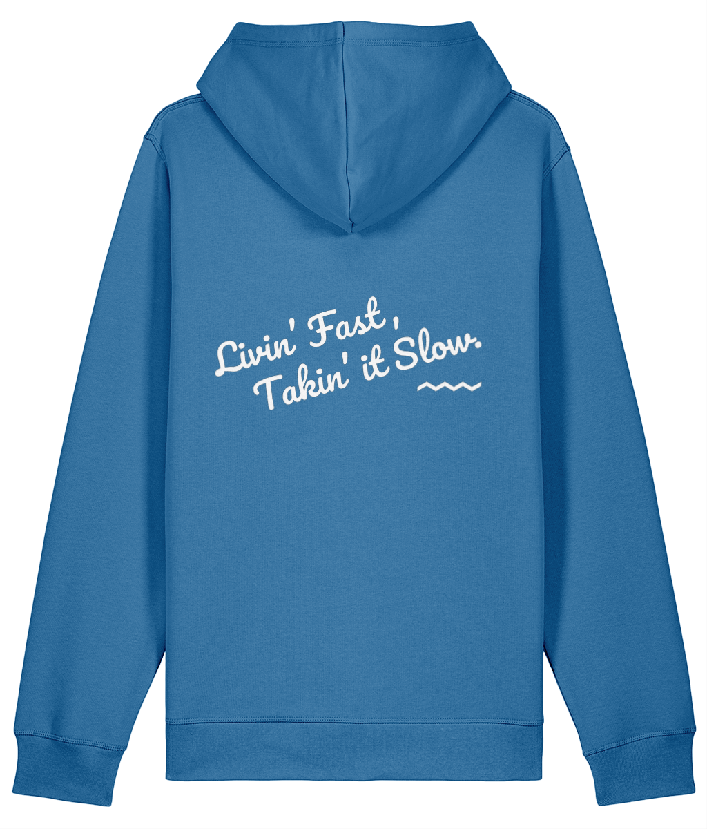 Octane Logo & Slogan Hoodie - Blue