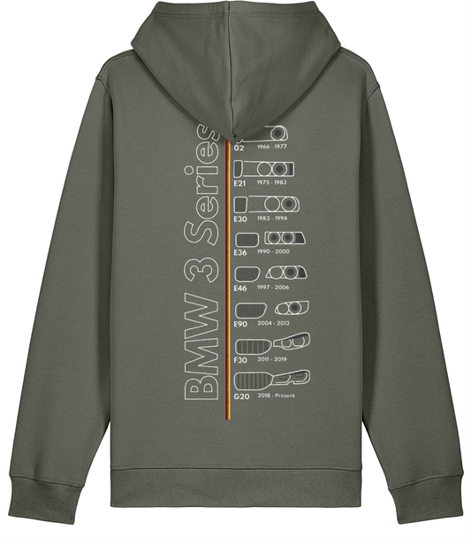 BMW 3 Series Grille Evolution Hoodie - Khaki