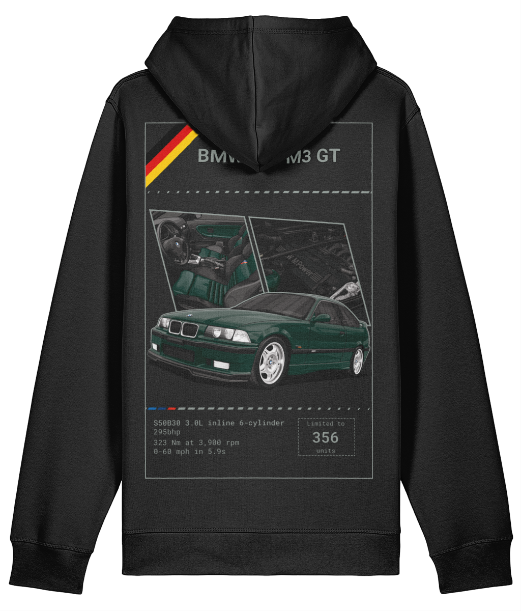 BMW E36 M3 GT Hoodie - Black