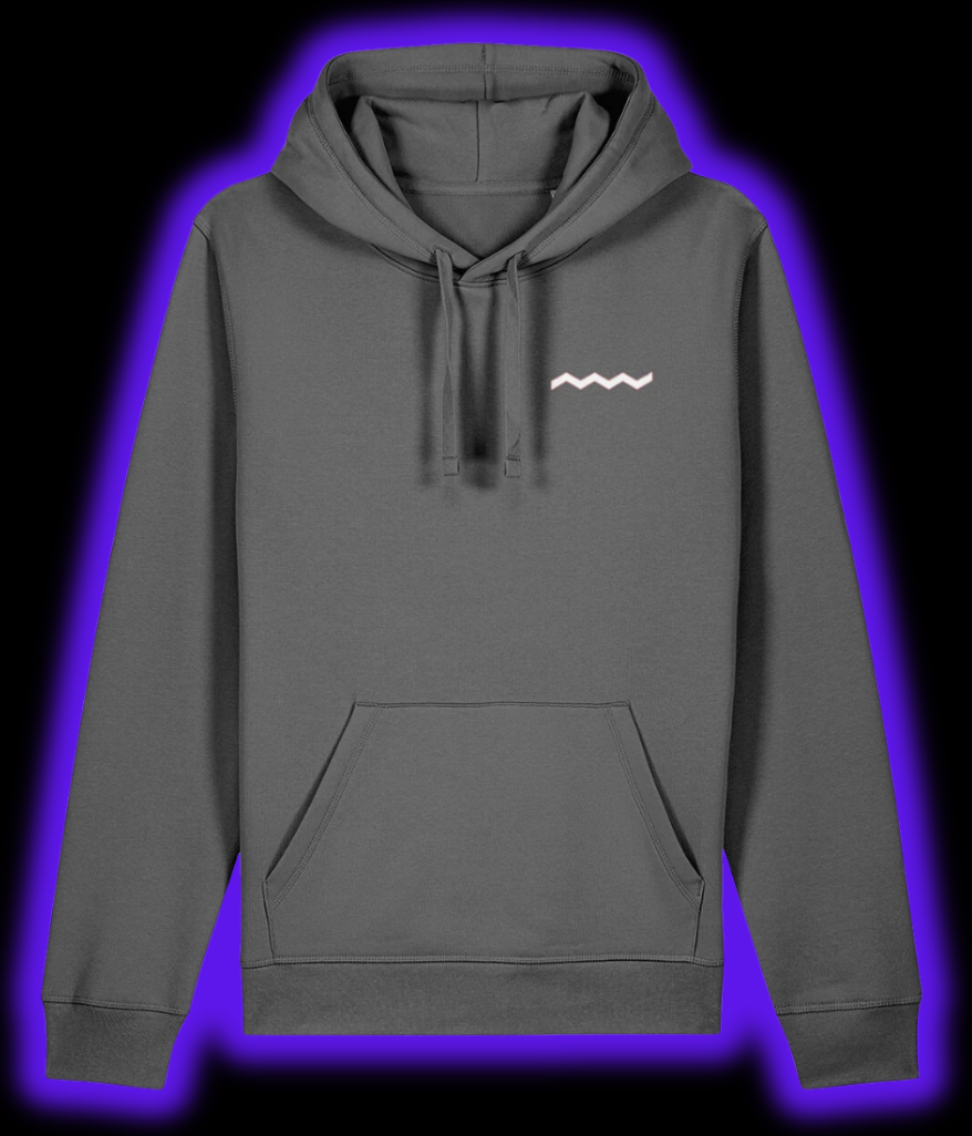 Don't Think, Just Drive Hoodie - Anthracite