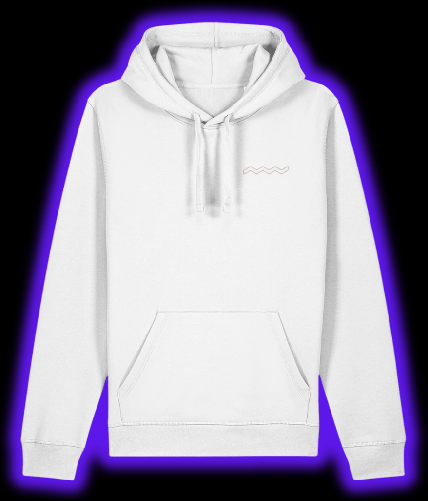 Don't Think, Just Drive Hoodie - White