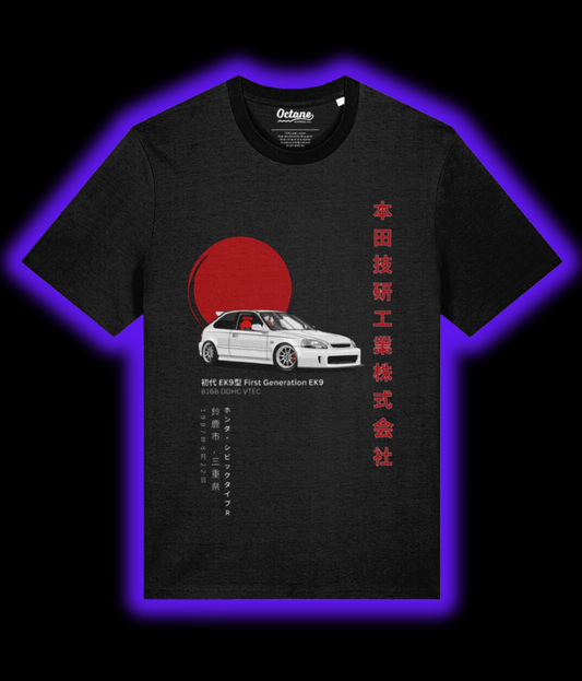 Honda Civic Type R EK9 T-shirt - Black