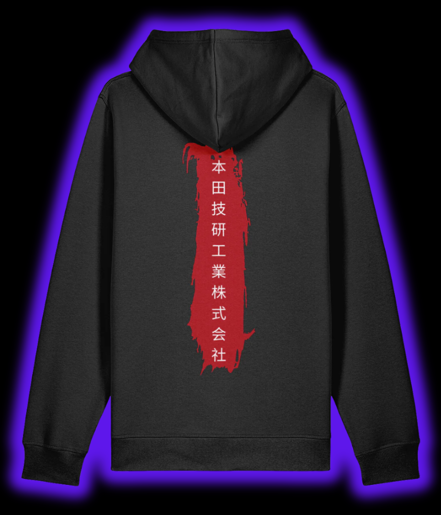 Honda Civic Type R Black EP3 Hoodie - Black