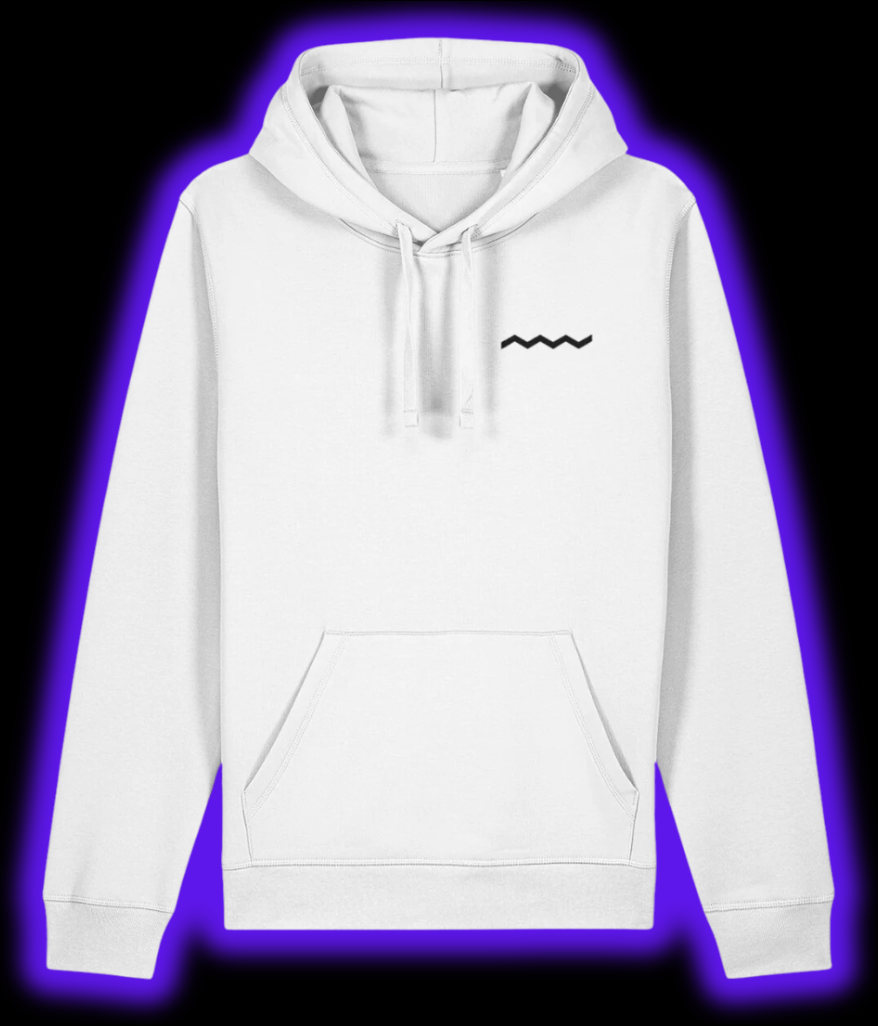 Get In, Hold On, Shut Up Hoodie -  Ice White