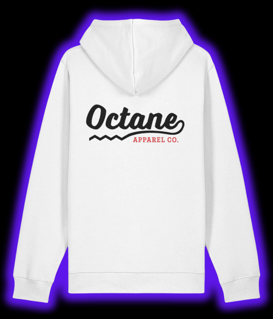 Octane Apparel Classic Logo Hoodie - White