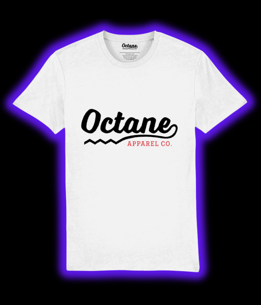 Octane Apparel Classic Logo Tee - White