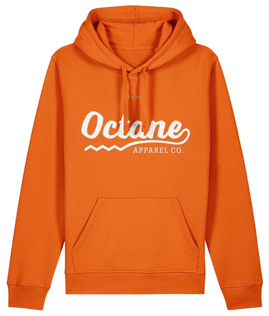Octane Logo & Slogan Hoodie - Orange