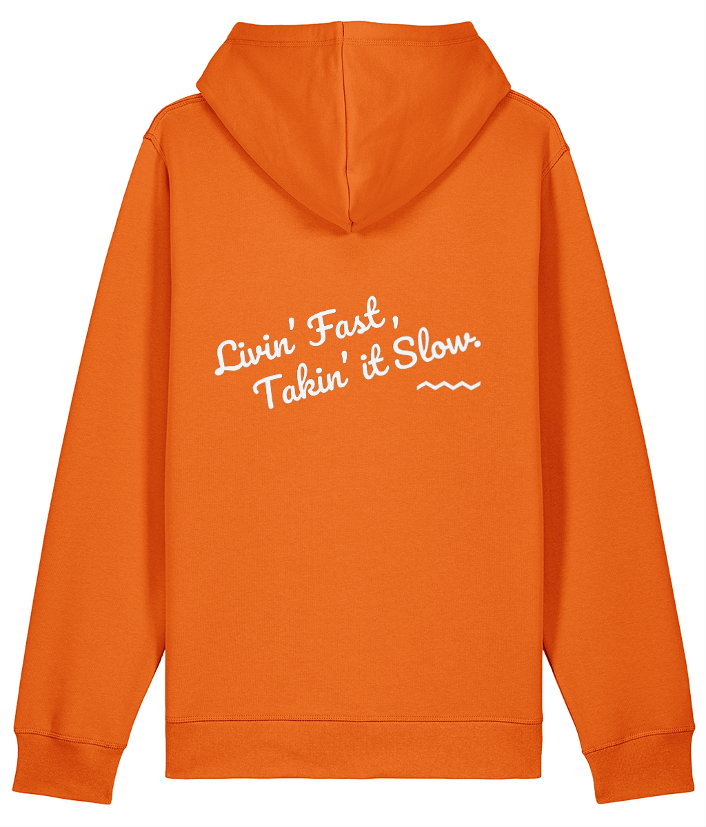 Octane Logo & Slogan Hoodie - Orange