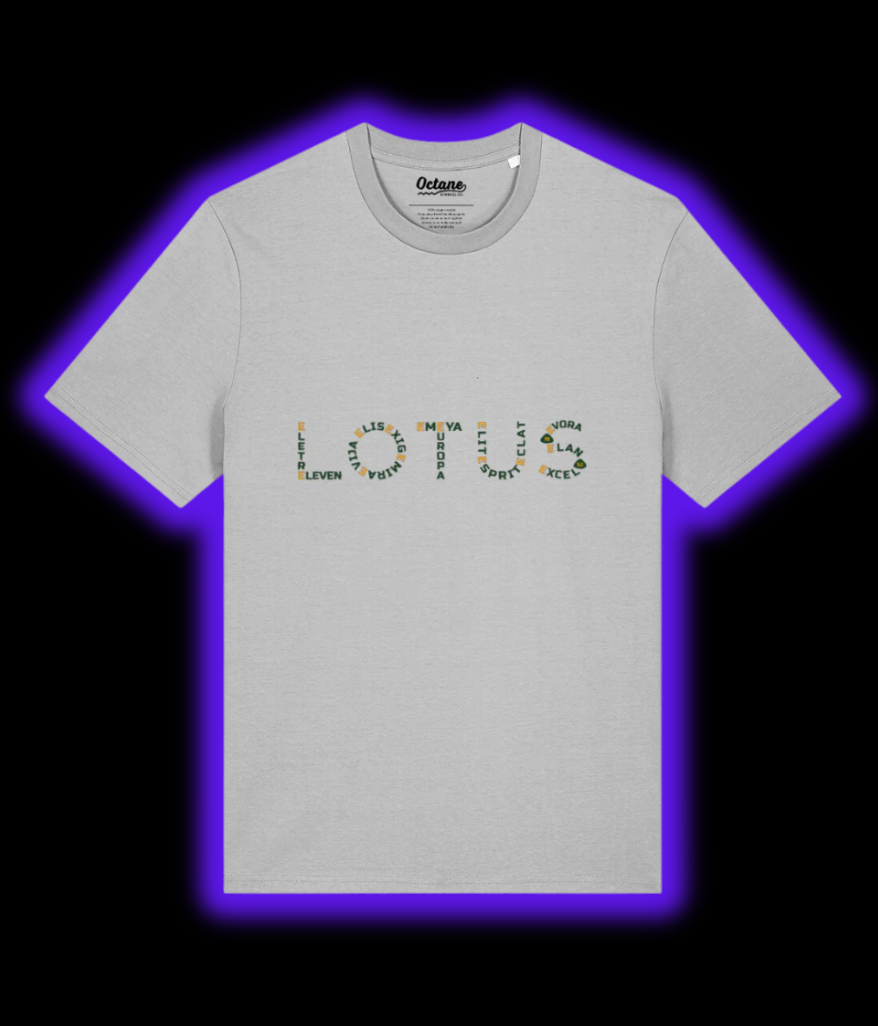 Lotus WordArt T-Shirt - Heather Grey