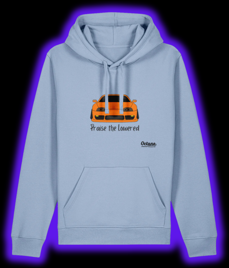 'Praise the Lowered' Hoodie - Powder Blue