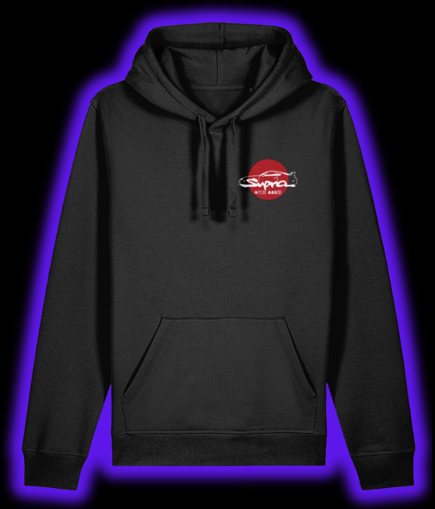 MK4 Supra 2JZ Hoodie - Black